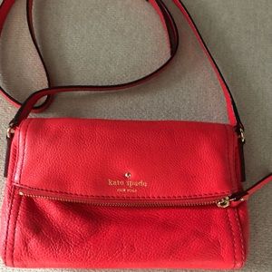 Kate Spade red small crossbody